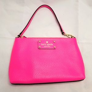 Kate spade wristlet handbag bright pink